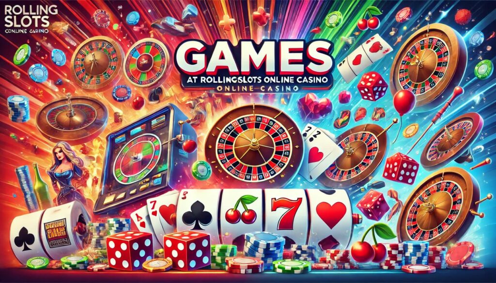 Games at RollingSlots Online Casino